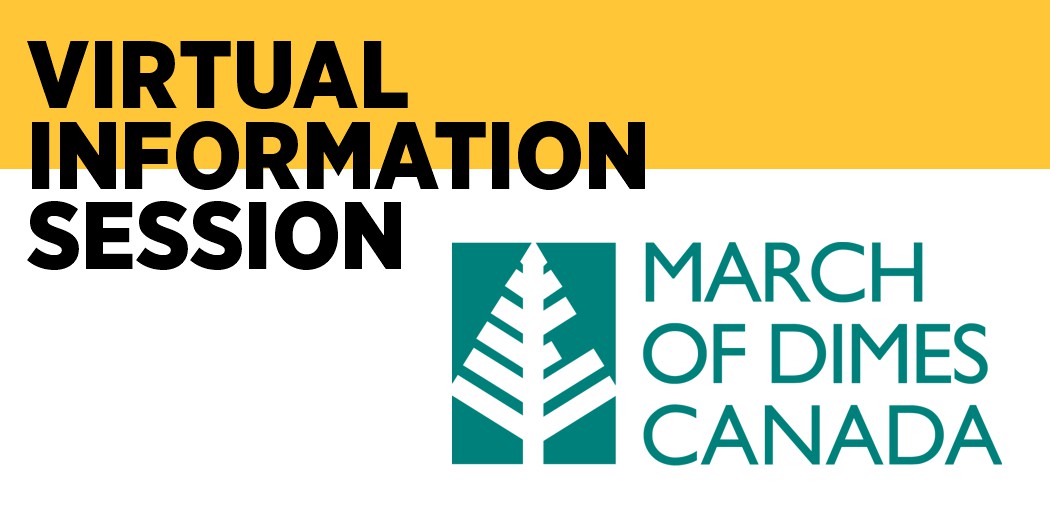 March of Dimes Canada Virtual Information Session