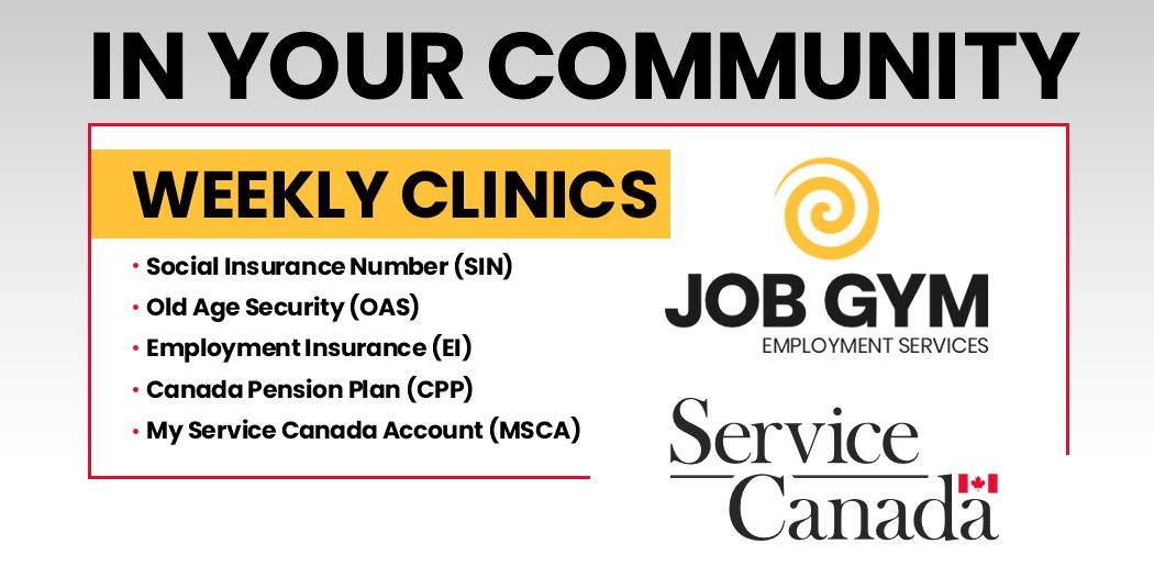 Service Canada - Weekly Clinics