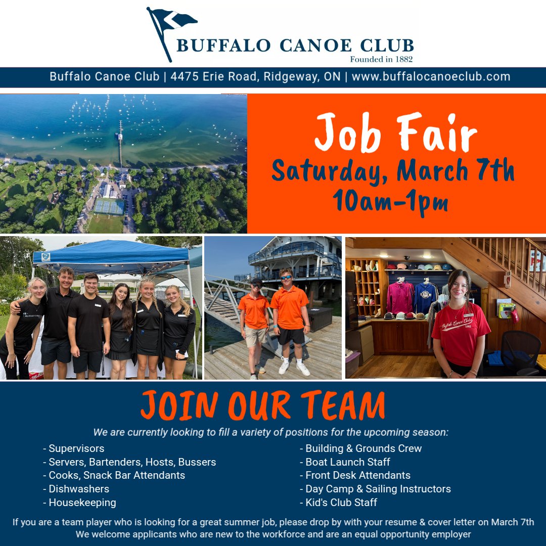 Buffalo Canoe Club - Job Fair